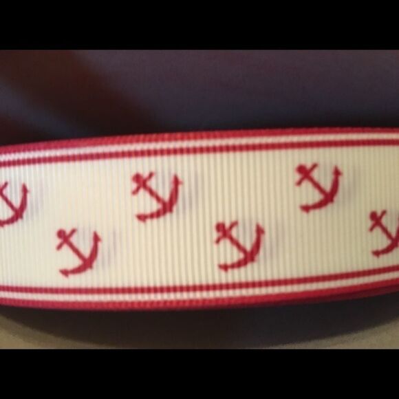 5/$24 grosgrain Ribbon 7/8” 5 yards anchor sail - Picture 3 of 9